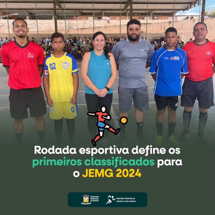 Rodada Esportiva define os primeiros classificados para o JEMG 2024.